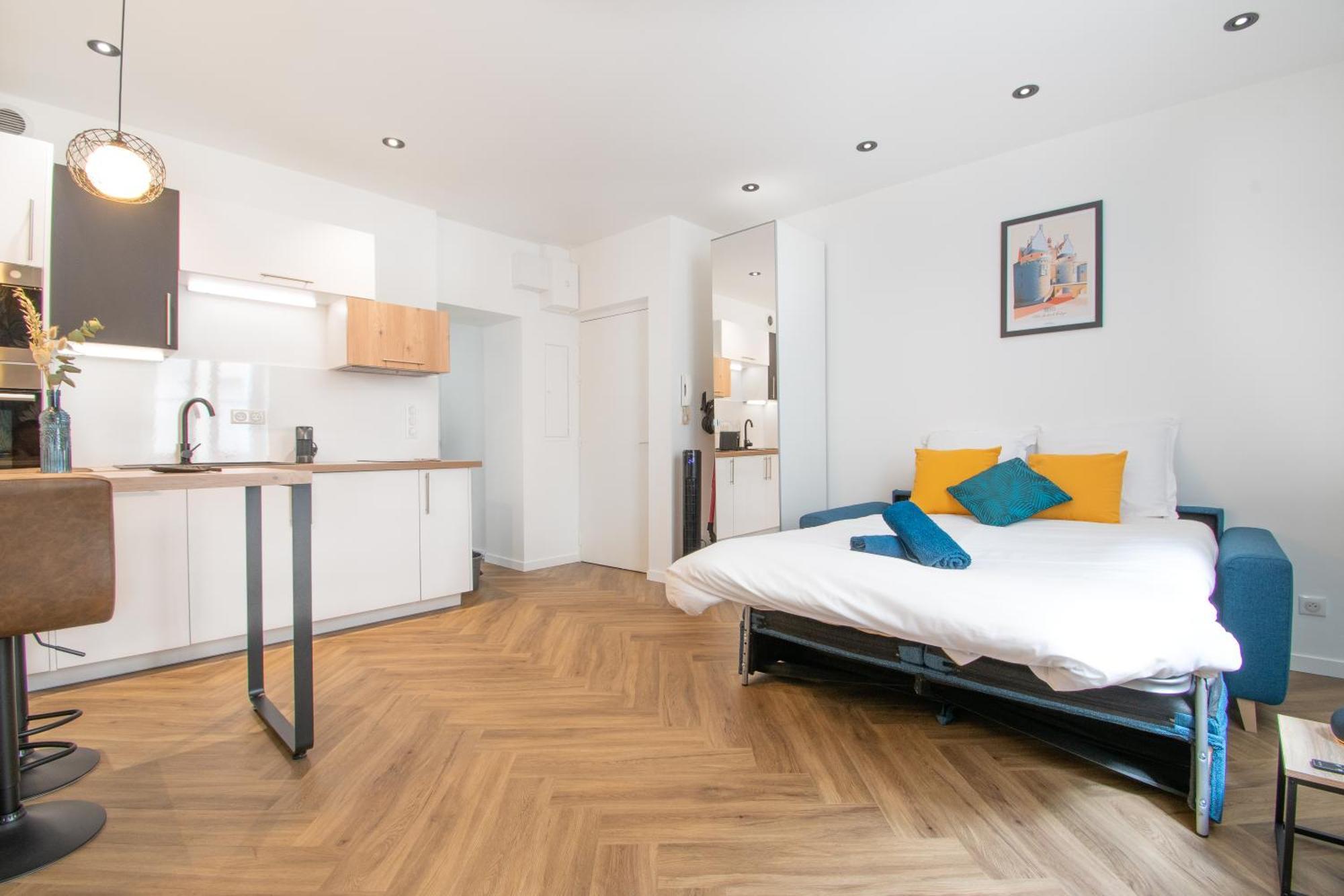 נאנט L'Appartement Des Ducs Avec Baignoire Double מראה חיצוני תמונה